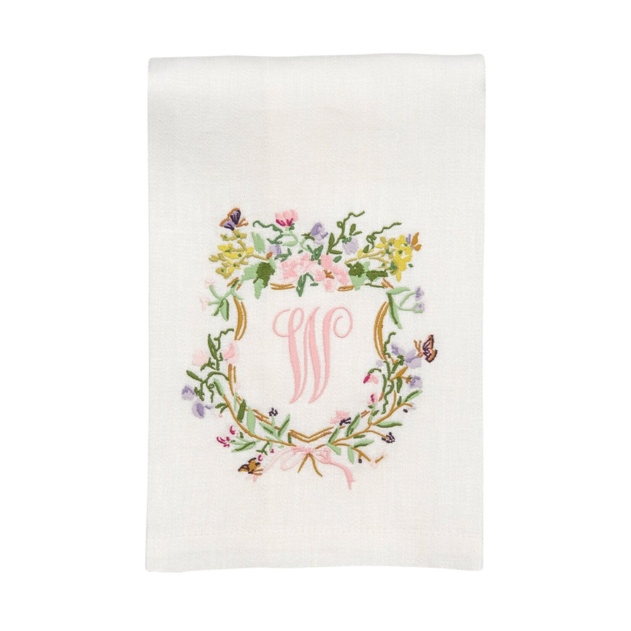 Butterfly Crest Hand Towel - Mary Mack