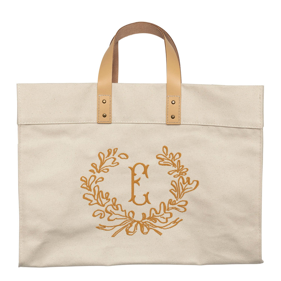 Fig Leaf Crest Canvas Tote - Mary Mack