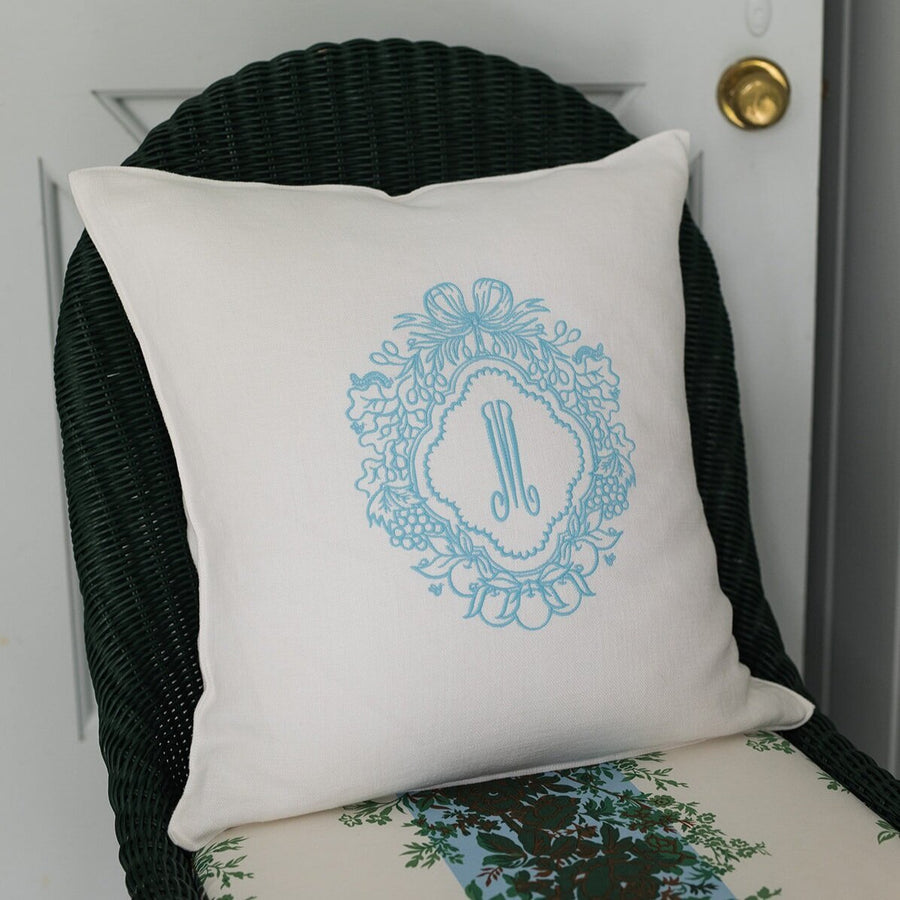 Fruit Crest Pillow | Single Color - Mary Mack